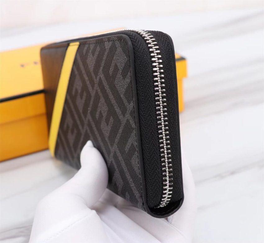 Replica Fendi FF Black Wallet - high-quality designer bag clone