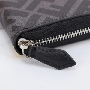 Replica Fendi FF Black Wallet - high-quality designer bag clone