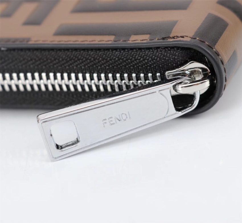 Replica Fendi FF Brown Wallet - premium-grade designer purse dupe