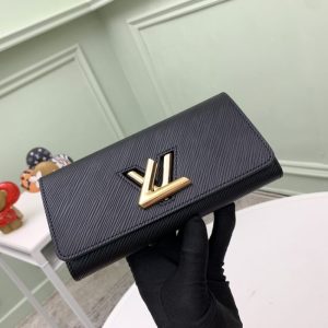 Replica Louis Vuitton Twist Wallet Black - 1:1 designer replica handbag