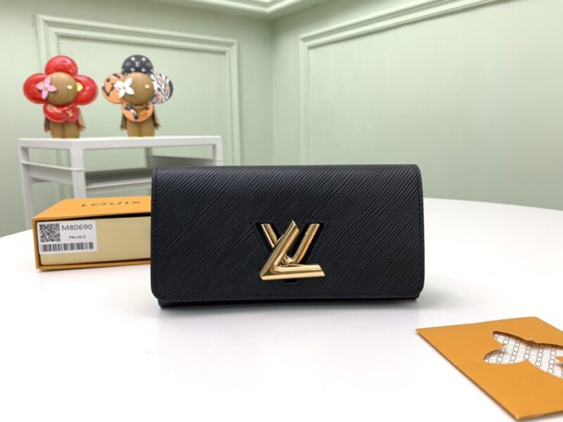 Replica Louis Vuitton Twist Wallet Black - best-selling designer handbag dupe