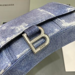 Replica Balenciaga Hourglass On Chain Denim - high-accuracy replica luxury purse