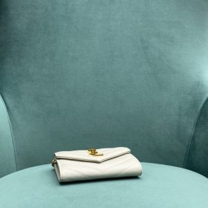 Replica Yves Saint Laurent Chain Wallet White - premium 1:1 fake handbag model