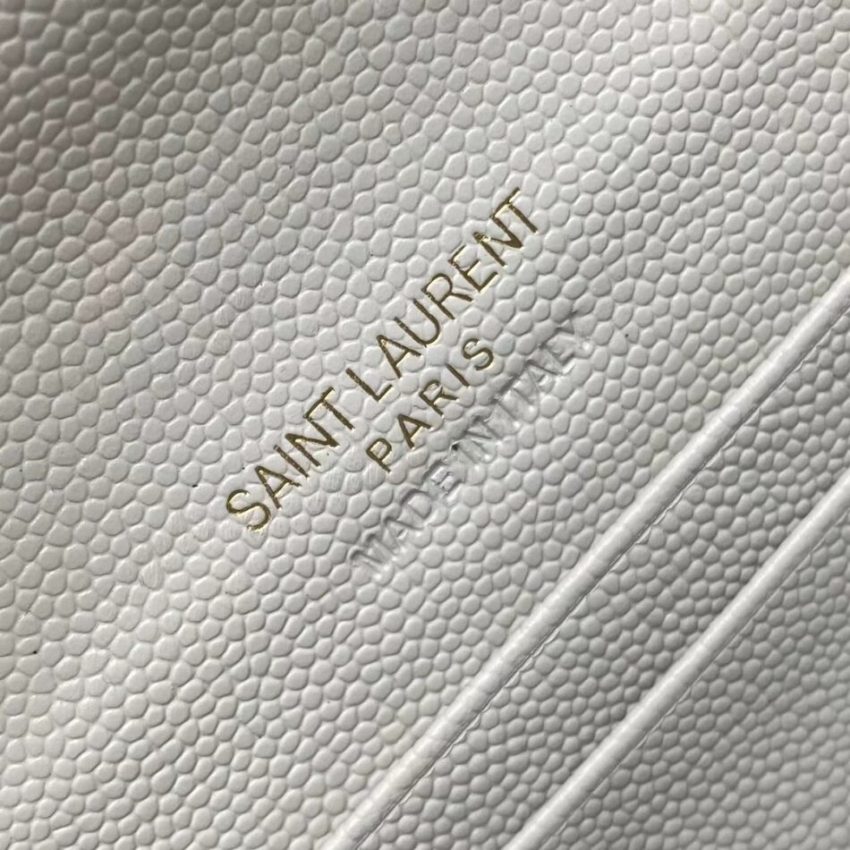Replica Yves Saint Laurent Chain Wallet White - 1:1 designer replica handbag