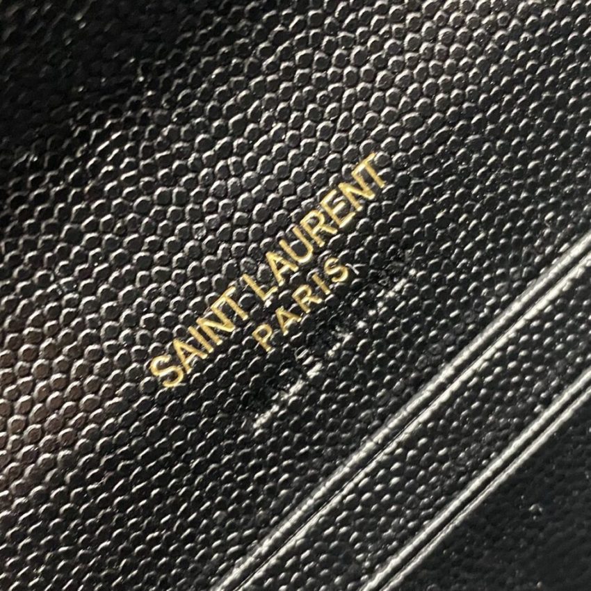 Replica Yves Saint Laurent Chain Wallet Black - elite superclone designer purse