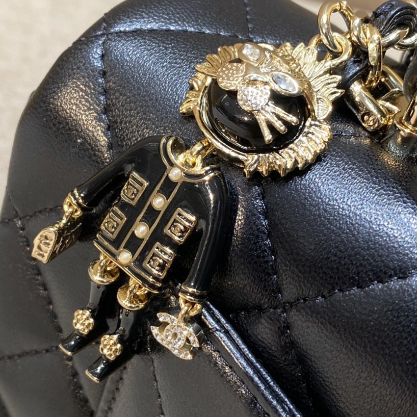 Replica CHANEL CF 20 cm Lion Black - 1:1 designer replica handbag