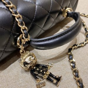 Replica CHANEL CF 20 cm Lion Black - best quality luxury bag dupe
