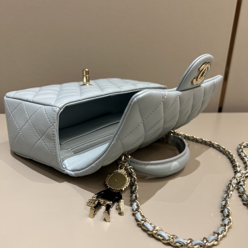 Replica CHANEL CF 20 cm Lion Grey - premium-grade designer purse dupe