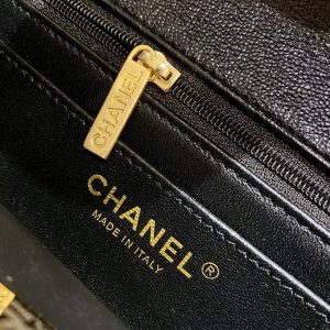 Replica CHANEL CF Handle Black - best quality luxury bag dupe