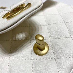 Replica CHANEL CF Handle White - high-end fake designer purse
