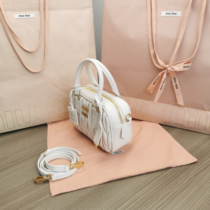 Replica Miu Miu Arcadie Small White - high-accuracy replica luxury purse