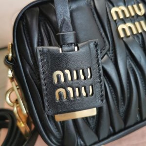 Replica Miu Miu Arcadie Small Black - premium-grade designer purse dupe