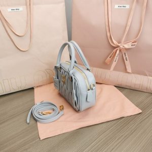 Replica Miu Miu Arcadie Small Light Blue - top-tier luxury replica shoulder bag