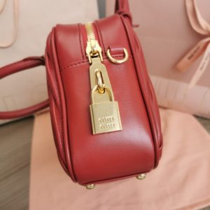 Replica Miu Miu Arcadie Medium Red - high-quality designer bag clone