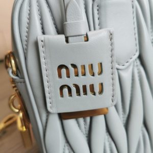 Replica Miu Miu Arcadie Medium Sky Blue - top-tier luxury replica shoulder bag