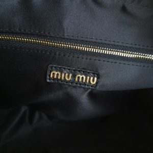 Replica Miu Miu Arcadie Medium Black - best quality luxury bag dupe