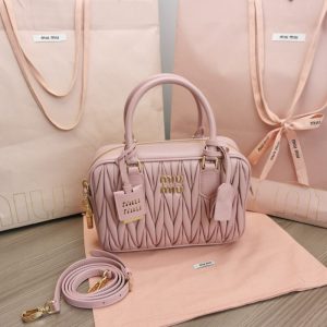 Replica Miu Miu Arcadie Medium Pink - best-selling designer handbag dupe