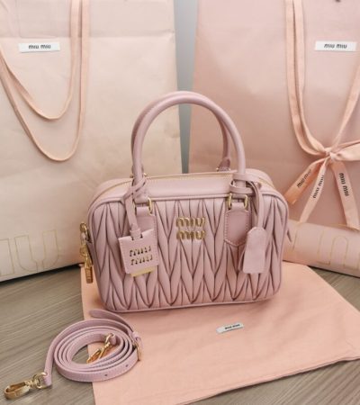 Replica Miu Miu Arcadie Medium Pink - best-selling designer handbag dupe