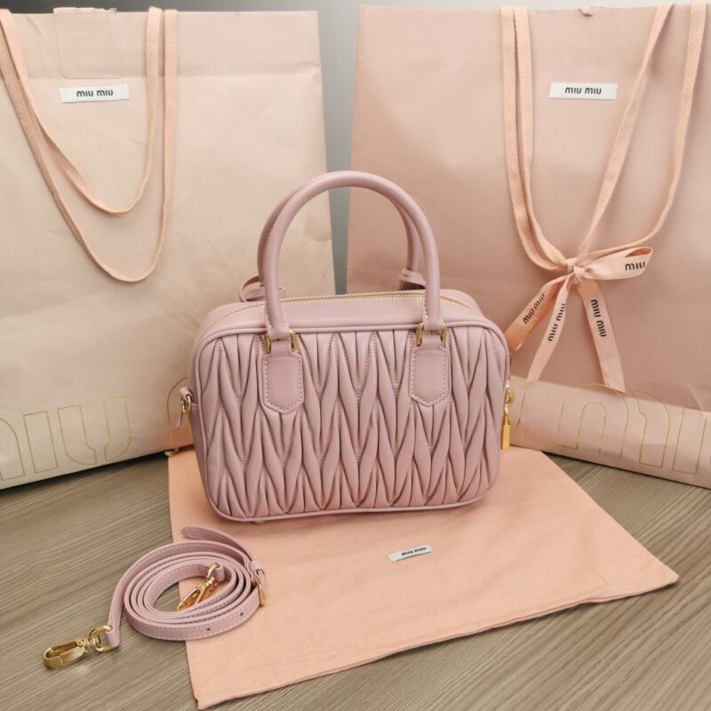 Replica Miu Miu Arcadie Medium Pink - 1:1 designer replica handbag