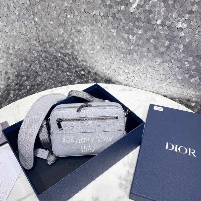 Replica Dior Safari Bag with Strap Sky Blue - 1:1 designer replica handbag
