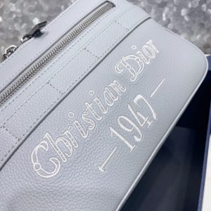Replica Dior Safari Bag with Strap Sky Blue - best quality luxury bag dupe