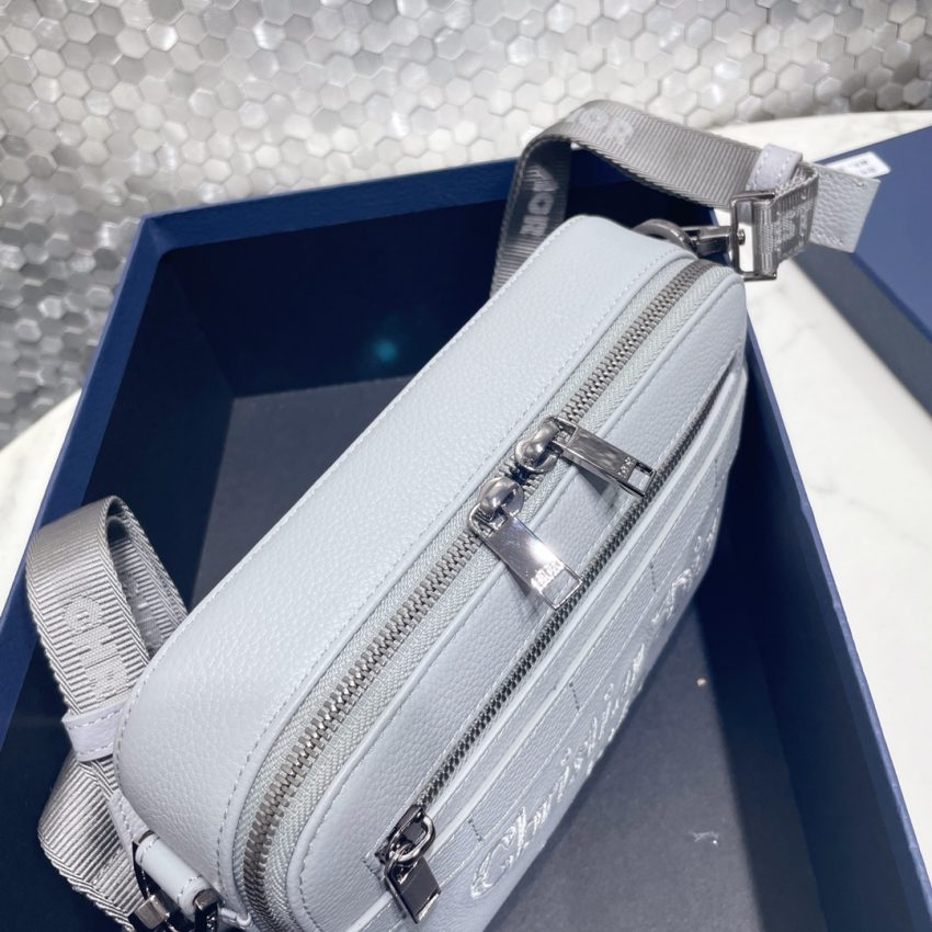 Replica Dior Safari Bag with Strap Sky Blue - high-accuracy replica luxury purse