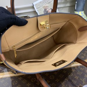 Replica Louis Vuitton On My Side Apricot - near-authentic luxury replica handbag