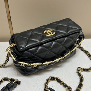 Replica CHANEL Hobo Bag Black - authentic-look luxury purse replica