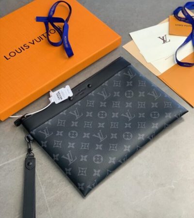 Replica Louis Vuitton To Go Pochette Black - best-selling designer handbag dupe