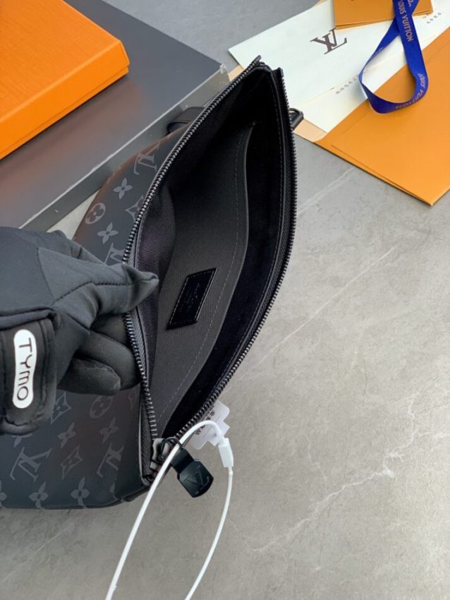 Replica Louis Vuitton To Go Pochette Black - top-tier luxury replica shoulder bag