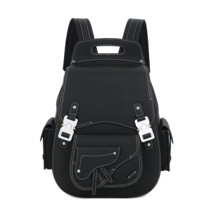 Replica Dior Maxi Gallop Backpack Black - top-tier luxury replica shoulder bag