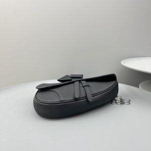 Replica Dior Saddle Bag Full Black Calfskin - high-accuracy replica luxury purse