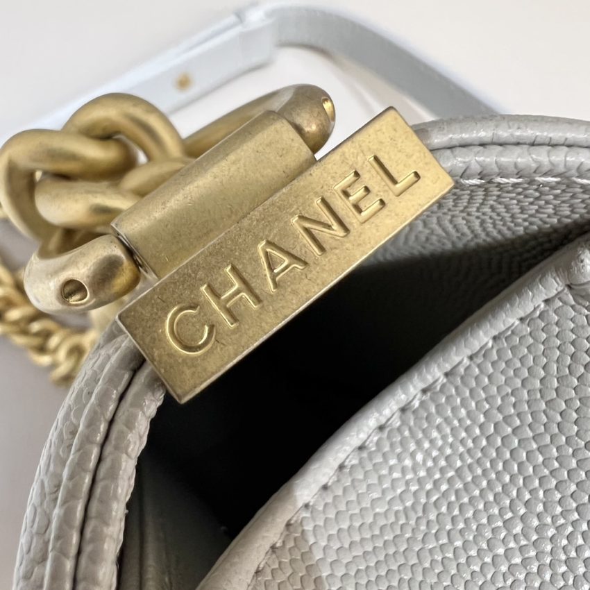 Replica CHANEL Le Boy Grey Gold - best-selling designer handbag dupe