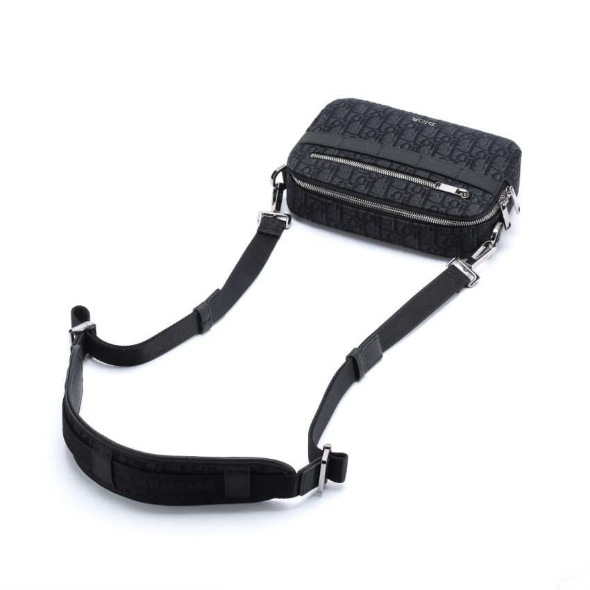 Replica Dior Safari Bag Black Jacquard - premium 1:1 fake handbag model