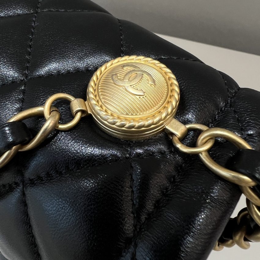 Replica CHANEL Tofu Bag Black - elite superclone designer purse