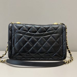 Replica CHANEL Tofu Bag Black - premium-grade designer purse dupe