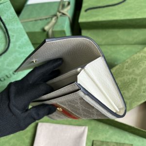 Replica Gucci Ophidia Long Wallet White - elite superclone designer purse