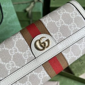 Replica Gucci Ophidia Long Wallet White - realistic designer-inspired fake bag