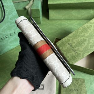 Replica Gucci Ophidia Long Wallet White - top-rated replica designer bag