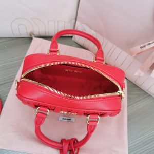 Replica Miu Miu Arcadie Small Red - realistic designer-inspired fake bag