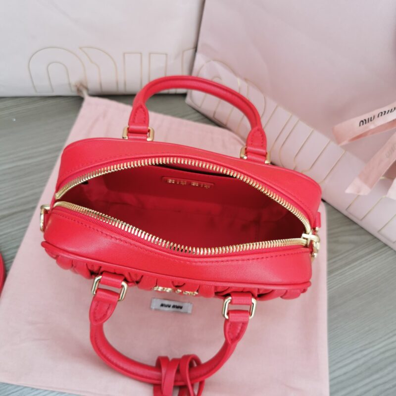 Replica Miu Miu Arcadie Small Red - realistic designer-inspired fake bag