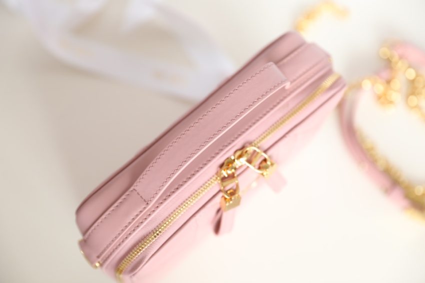 Replica Dior Caro Box Bag Pink - ultra-realistic fake designer tote