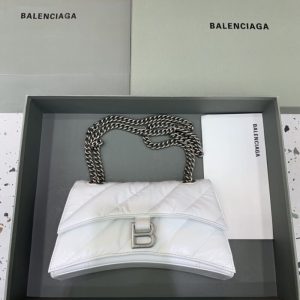 Replica Balenciaga Crush Small White - near-authentic luxury replica handbag