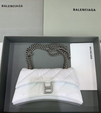 Replica Balenciaga Crush Small White - near-authentic luxury replica handbag