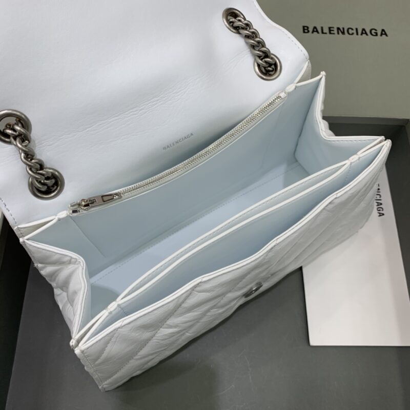 Replica Balenciaga Crush Large White - 1:1 designer replica handbag