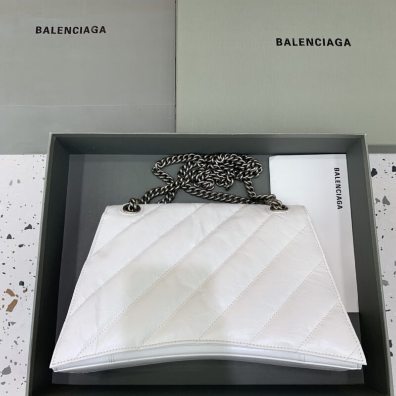Replica Balenciaga Crush Large White - high-quality designer bag clone
