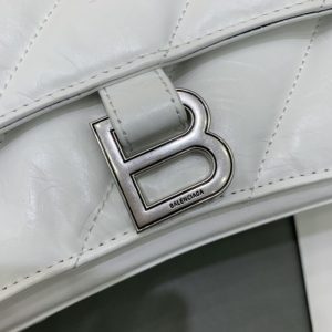 Replica Balenciaga Crush Large White - premium-grade designer purse dupe