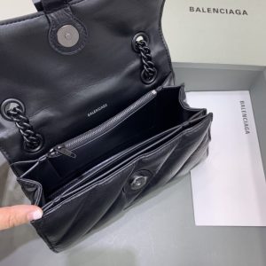 Replica Balenciaga Crush Small Full Black - high-accuracy replica luxury purse