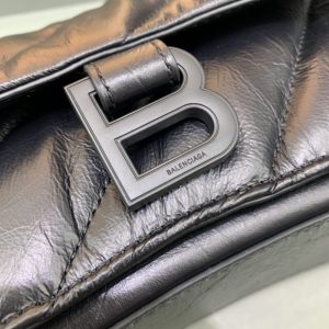 Replica Balenciaga Crush Small Full Black - top-rated replica designer bag