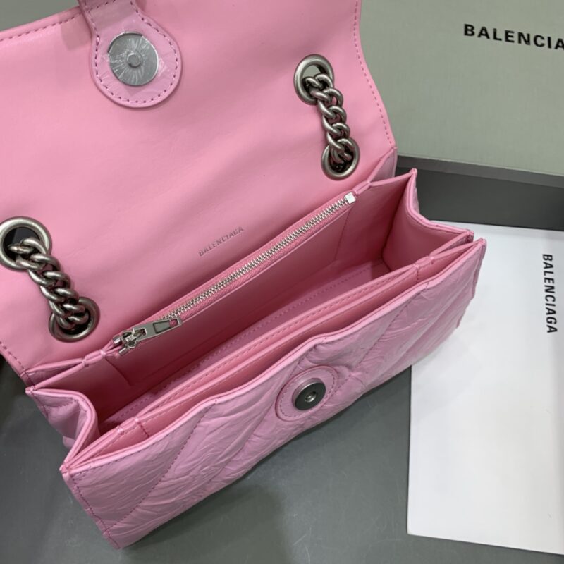 Replica Balenciaga Crush Small Pink - realistic designer-inspired fake bag